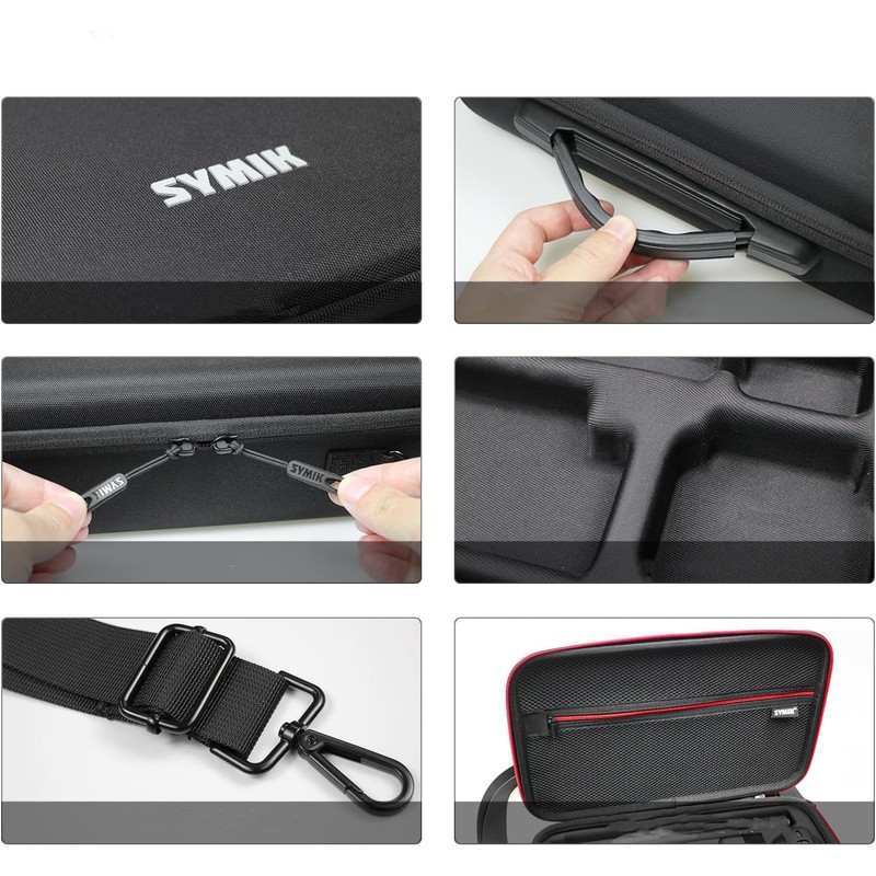 Carry Case for Insta360 X5, Portable PU Waterproof Storage Protective