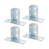 LAICCUM 4 Pack Strut Post Bases for Single Channel 1