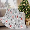 JOOCAR Christmas Gnome Throw Blanket Ultra Xmas Gnome Soft and