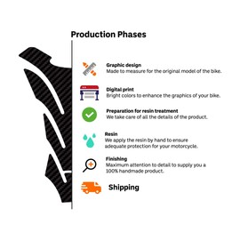 labelbike - 3D Stickers Protection Front Fender for Motorcycles Compatible with KTM 790 Adventure