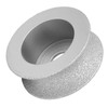 7.3cm Brazed Diamond Grinding Wheel Concave Abrasive Wheel for Stone