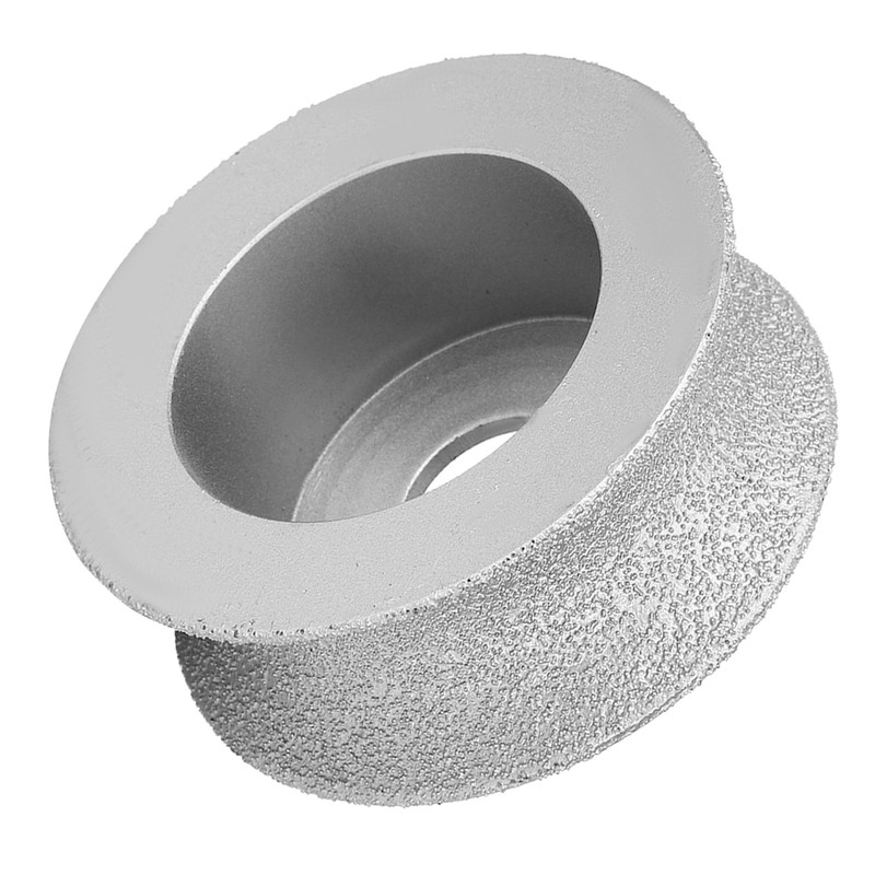 7.3cm Brazed Diamond Grinding Wheel Concave Abrasive Wheel for Stone