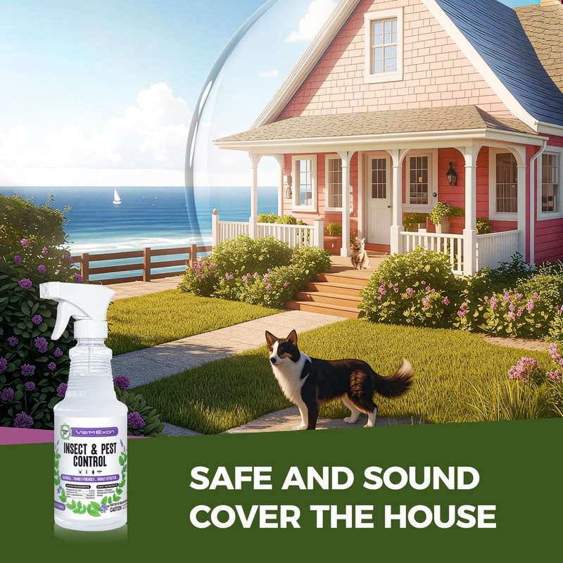VermExon Peppermint Oil Insect & Pest Control Spray – 16oz