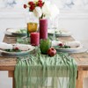 1 Pack Sage Green Table 10FT Runner Cheesecloth Boho Gauze