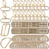 VOKABY Pack of 100 Carabiner Hooks with Swivel Kits, Bag