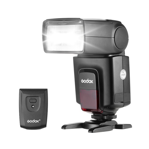 Godox TT520 II On-Camera Flash Electronic Speedlite + AT-16 2.4G