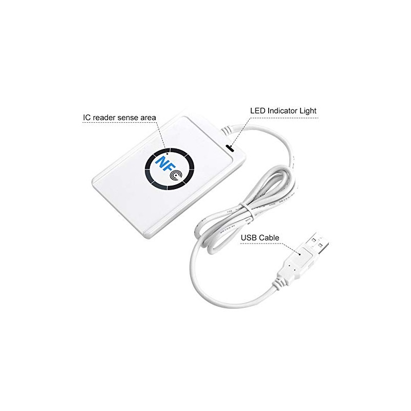 NFC ACR122U RFID Smart Lector y Escritor + 5 x