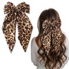 Leopard Hair Clips for Women YEFIUO Bow Hair Ties No