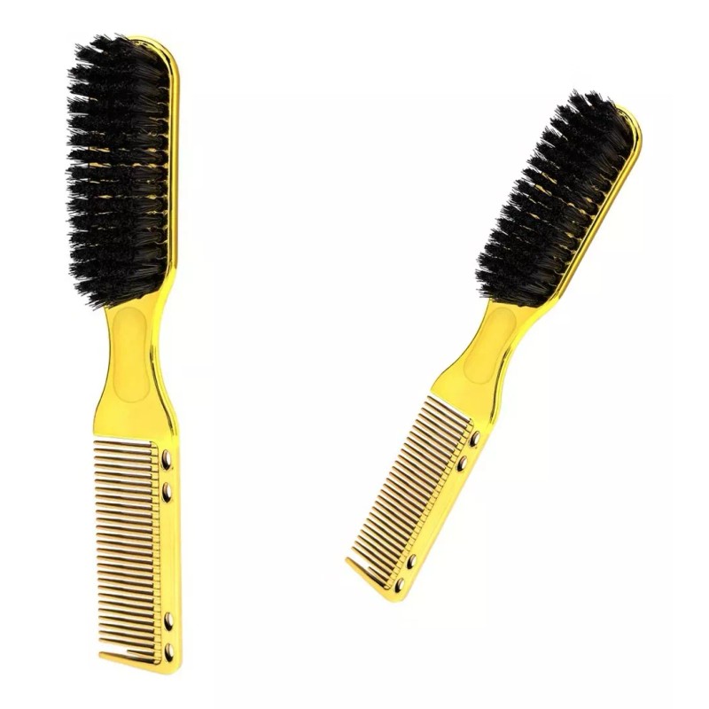 Lobo Atomizador Barber Dorado + Cepillo Limpiador De Regalo Gold