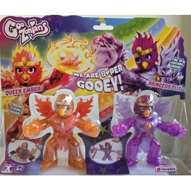 BANDAI - GooZonians - Pack of 2 Dolls Figures, Super Stretchy Action Figures, Discover Hidden Charms, Collectible Action Figures, for Girls Over 4 Years CO07407