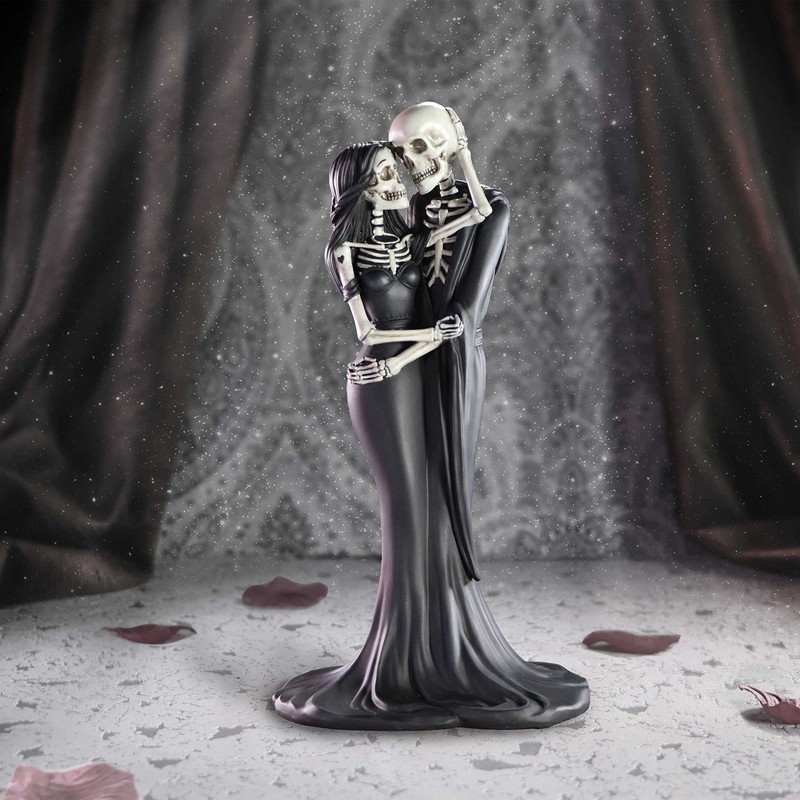 Nemesis Now Eternal Embrace 24cm, Resin, Gothic Wedding Giftware, Skeleton