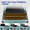 Soft Tri-Fold Truck Bed Tonneau Cover Fit for Toyota Tundra