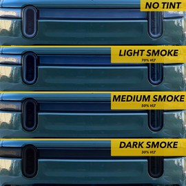 TWRAPS Headlights Smoke Tint PPF for Rivian R1T & Rivian R1S 2021-2024, Dark Smoke 30% VLT, Headlamp Cover - Enhance and Guard with Durable 8mil Paint Protection Film, Precut DIY R1 Gen1 Accessories