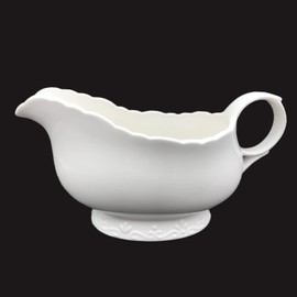 Ceramic Gravy Boat- 16 OZ Super Large Capacity Sauce Boat, 450ML (450 ML)