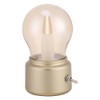 Creative Retro LED Night Light USB Rechargeable Night Light Gold