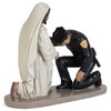 Dicksons Praying Police Officer with Jesus 5 x 6 Resin