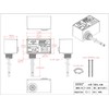 AC120V Power Relay Module SPSP-NO + Override Switch, 10Amp 125VAC,
