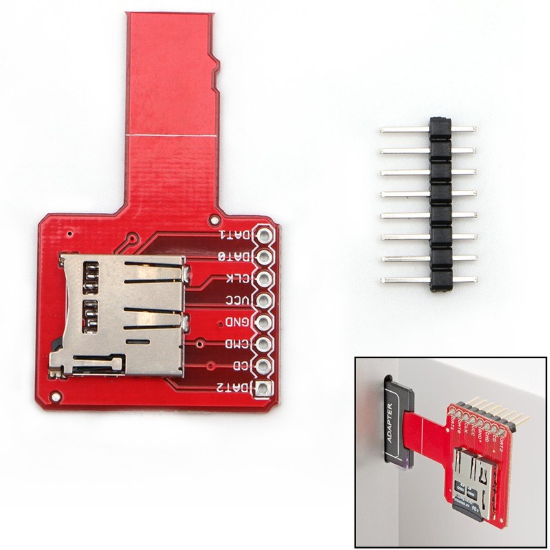 BYUTFA Micro SD Sniffe Compatible With TF Card Adapter Plate