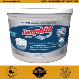 NEW DampRid 2 Lb. 15.5 Oz. Moisture Absorber Hi-Capacity Bucket Fragrance Free