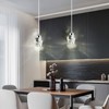 Modern Crystal Pendant Light, 3-Color LED Crystal Pendant Light, Adjustable