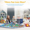 SAM AND MABEL Toy Storage Organizer with Play Mat for