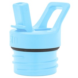 Simple y moderno mango de tapa de pajita – se adapta a todos los tamaños de botella de agua de boca estándar – a prueba de fugas, tapa de paja aislada de doble pared – huevo de Robin