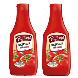 Pudliszki Hot Tomato Ketchup 480g/17oz (Pack of 2)