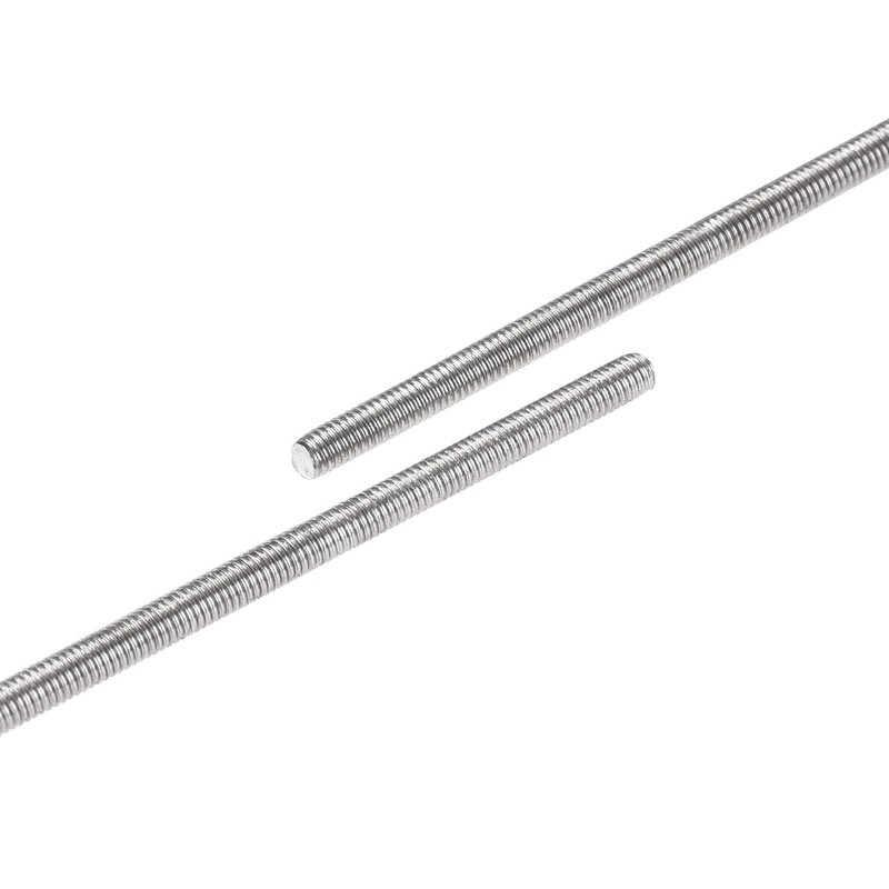 sourcing map Pack of 12 M3 x 300 mm Threaded
