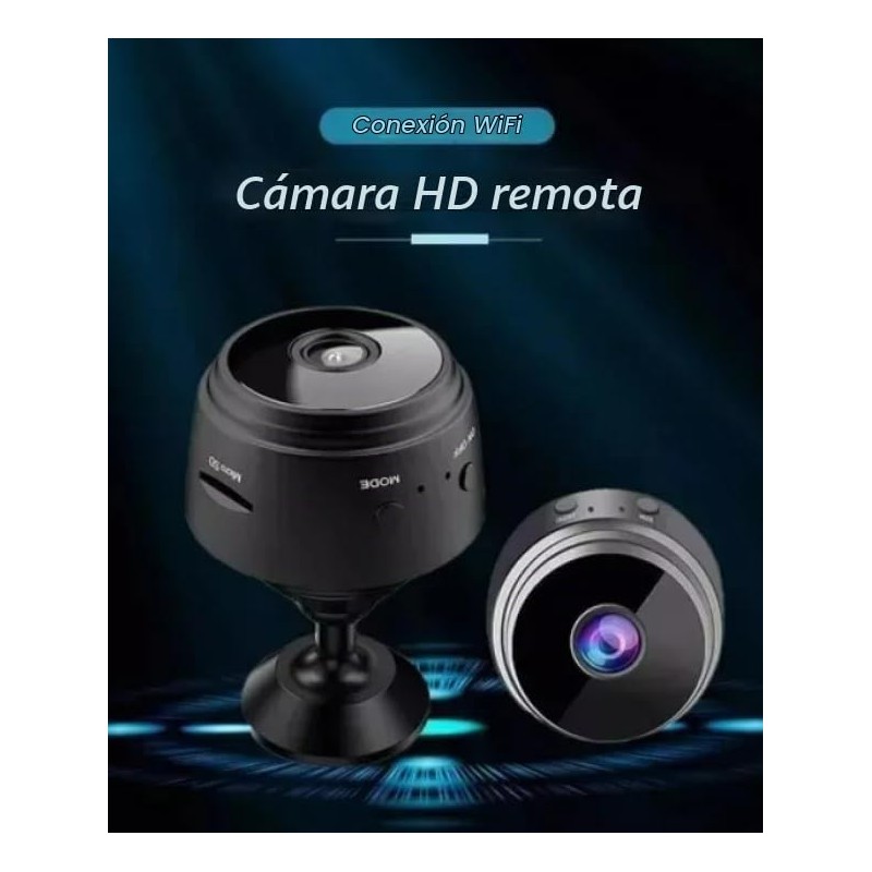 Genérico Mini Cámara IP WiFi Full HD con Visión Nocturna