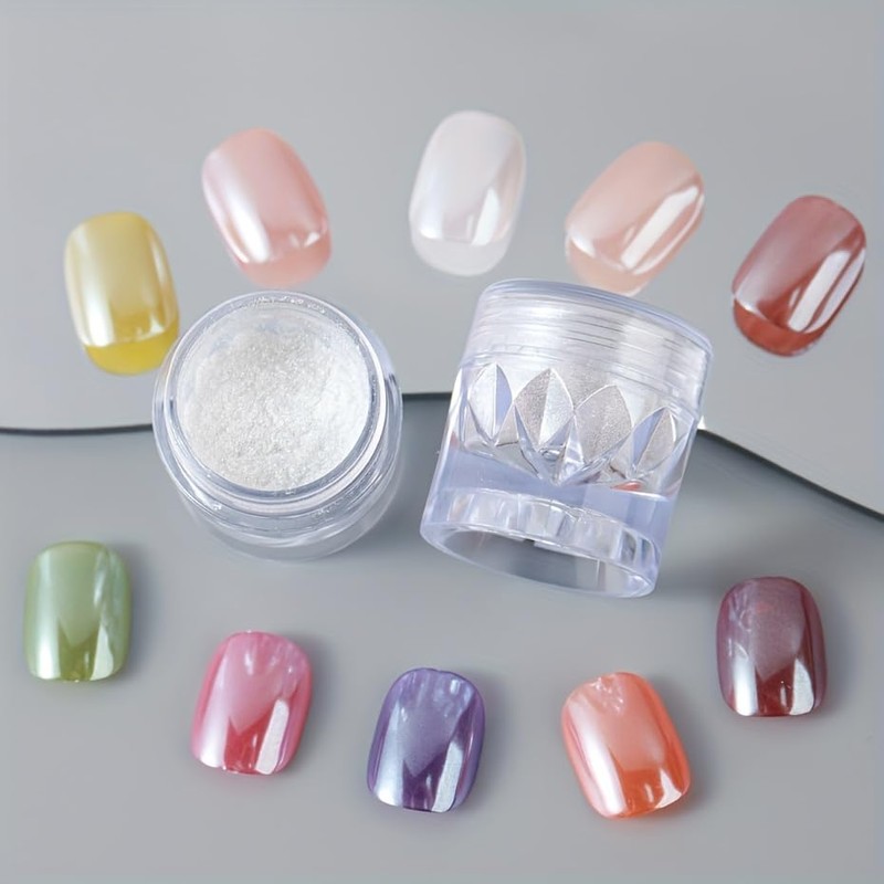  Laser Glitter Nail Powder for Manicure Art – Odorless
