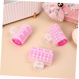 TOVINANNA Self-Grip Hair Rollers 3-Piece Set Plastic Curlers for Long Hair Easy to Use Hairdressing Tools with Clips for Salon and Home Styling