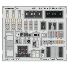 Eduard EDUBIG72173 1/72 Big Ed C-130J Part 1 Parts Set (For Zubezda), Plastic Model Parts