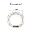 MUCHENG O Ring Round Spring Gate Carabiner Snap Clip Trigger