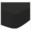Hunny Goods Fitted Bad sheet with Extra Deep Pocket, Polycotton, Elasticated, Stretchable & Breathable Different Size and Colour (Black, King)