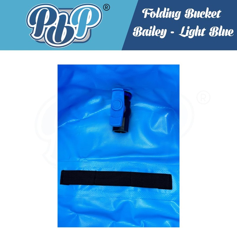 PBP "Bailey" Folding Utility Bucket, 30L Capacity, with Quick Hose