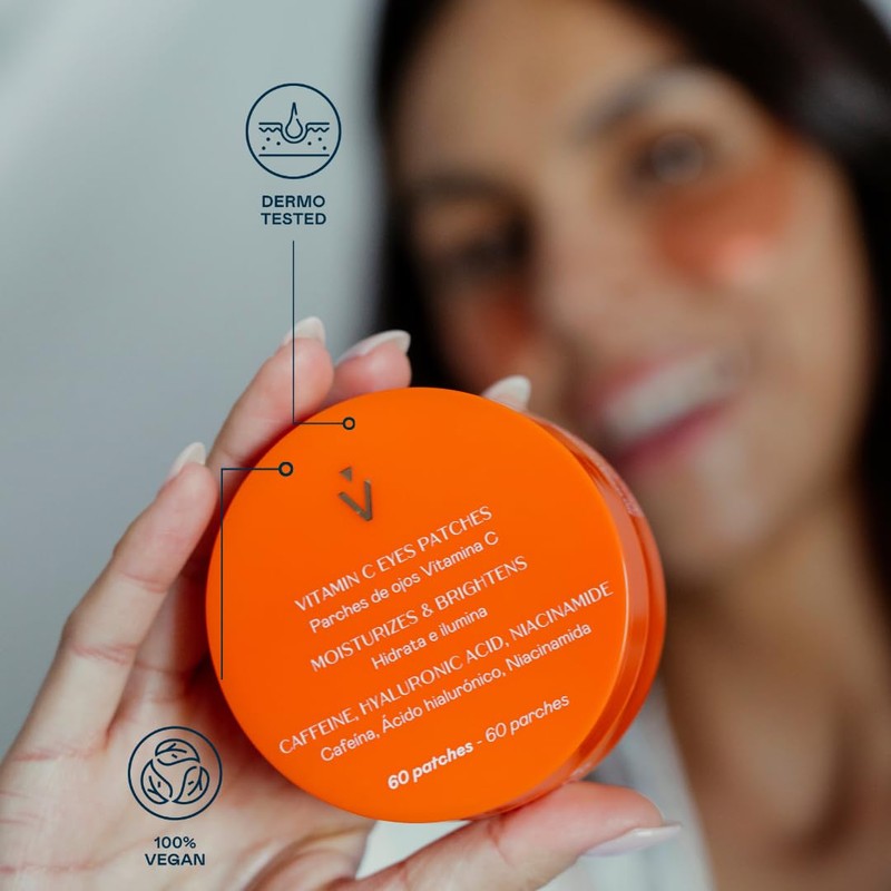 VALQUER Patch Contorno Occhi Vitamina C | Patch Occhi Idratanti