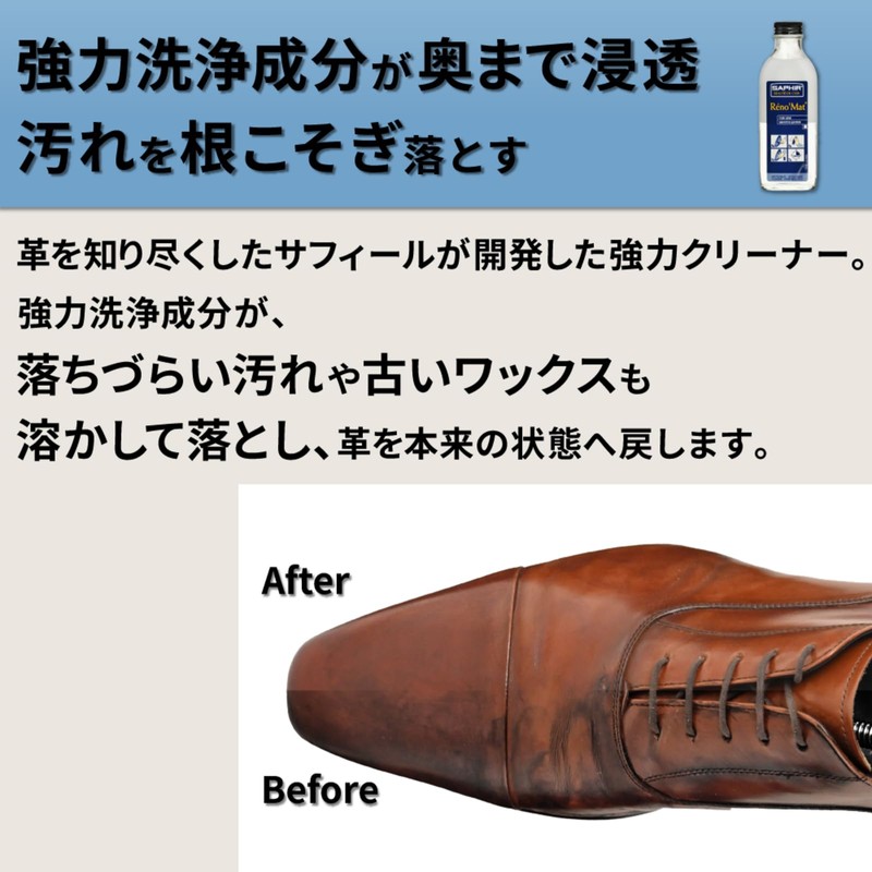 Saphir Reno Mat 100ml. Bottle