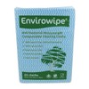 EcoTech EWF25B Envirowipe Compostable Folded Cloth, Blue (pack of 25)