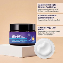 Crema para pies, crema reparadora para talones agrietados, crema exfoliante para pies, crema calmante para pies, bálsamo hidratante profundo, bálsamo hidratante para el cuidado de los pies (8PCS)