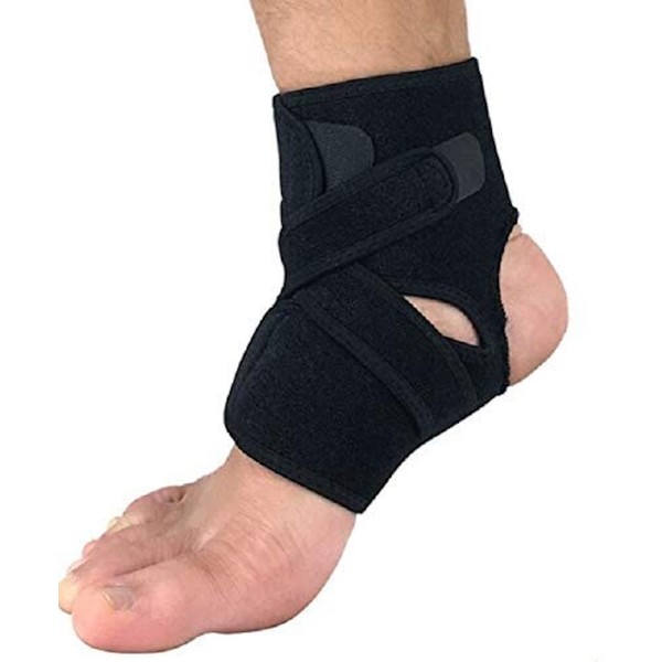 VITTO Ankle Brace - Adjustable Foot Brace for Ligament Damage, Weak Joints, Sprained Joint and Arthritis (Left or Right Foot)