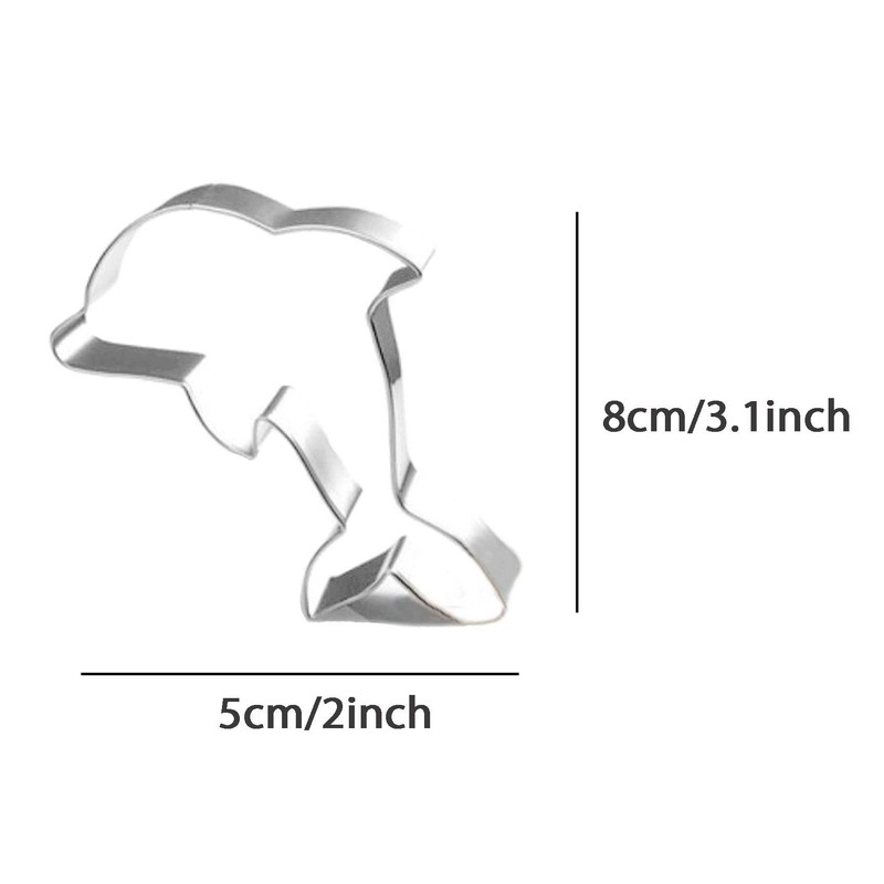 ZDYWY Dolphin Shaped Cookie Cutter