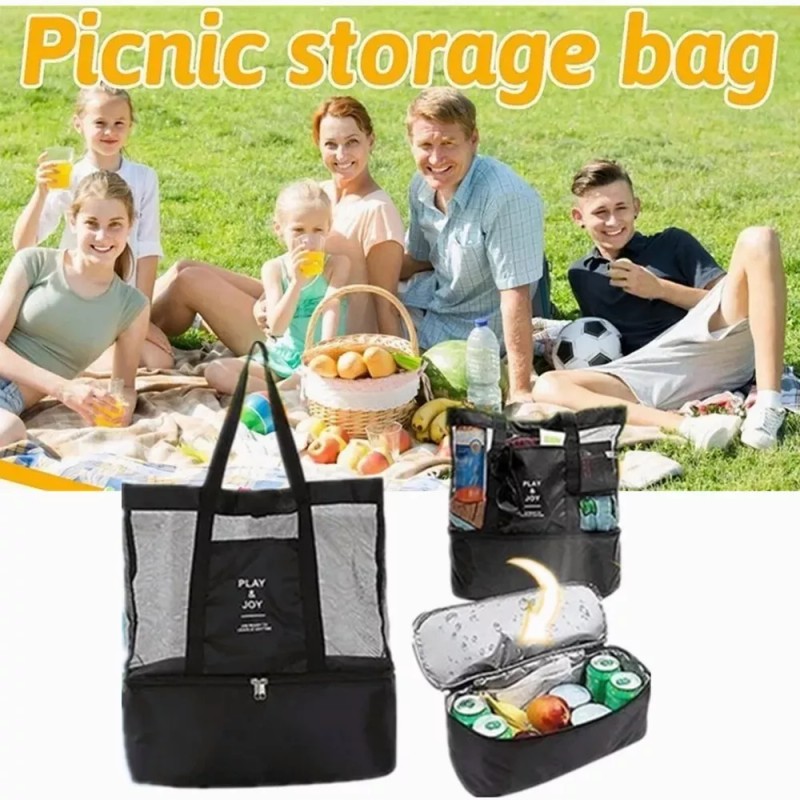 Dolores Multifuncional Malla Y Aislante Bolsa Para Picnic Y La