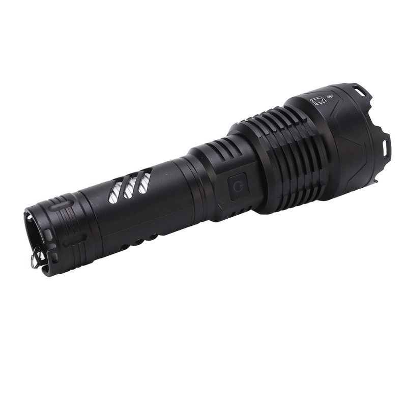 Telescopic LED Flashlight High Bright USB Rechargeable Zoomable Flashlights IPX4