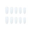 24pcs Nail Tips False Nails Long Milky Sheer Nails