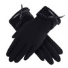MeiPing Touch Screen Phone Windproof Lined Thick Gloves for Women