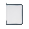 Delphonics A5 Memo Round Case with Rollbahn Pocket (Blue Gray)