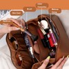 Cosmetic Bag, Large Makeup Bag Travel Makeup Bag Portable PU