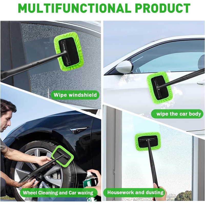 Xindell Windshield Cleaner Tool – Inside Car Window Cleaning Kit