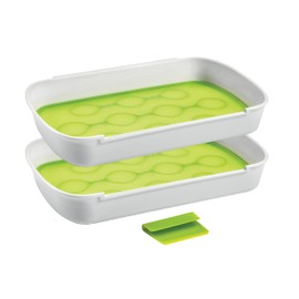 Tescoma 899098 Sprouting Bucket, Two Bowls with Grid and Sprout Spatula, Plastic, Line Sense