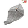Baluue Quick Drying Towel Bamboo Charcoal Hair Drying Cap for